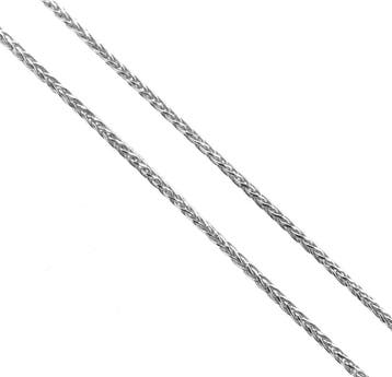 9 karaat ketting met klavertjevier hanger; Guido Maria Kr..., Ophalen of Verzenden, Gebruikt, Wit, Goud