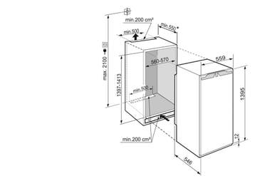 €1999 Liebherr SIFNd 4556 diepvriezer 156 l D Wit, Ophalen of Verzenden, Nieuw, 90 cm of meer, 160 cm of meer