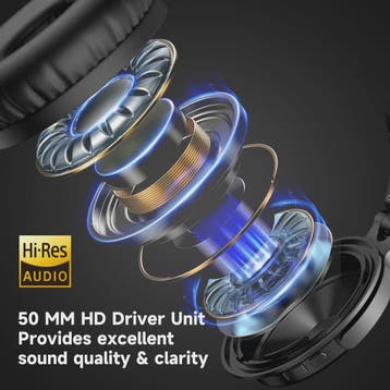 Oneodio Pro-C Draadloze Over-Ear Koptelefoon met Microfoon -, Antiek en Kunst, Verzenden