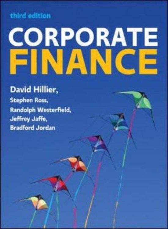 Corporate Finance, 9780077173630, Boeken, Studieboeken en Cursussen, Zo goed als nieuw, HBO, Verzenden