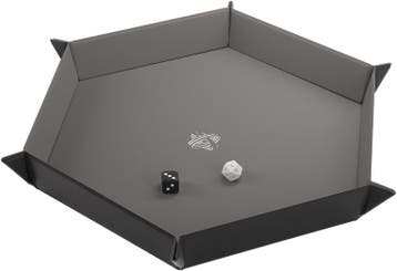 Dice Tray Magnetic Hexagonal - Zwart / Grijs | GameGenic -, Verzenden, Nieuw