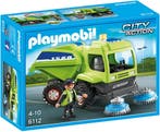 Playmobil City Service Straatveger / Veegwagen met Speelfigu, Verzenden, Nieuw