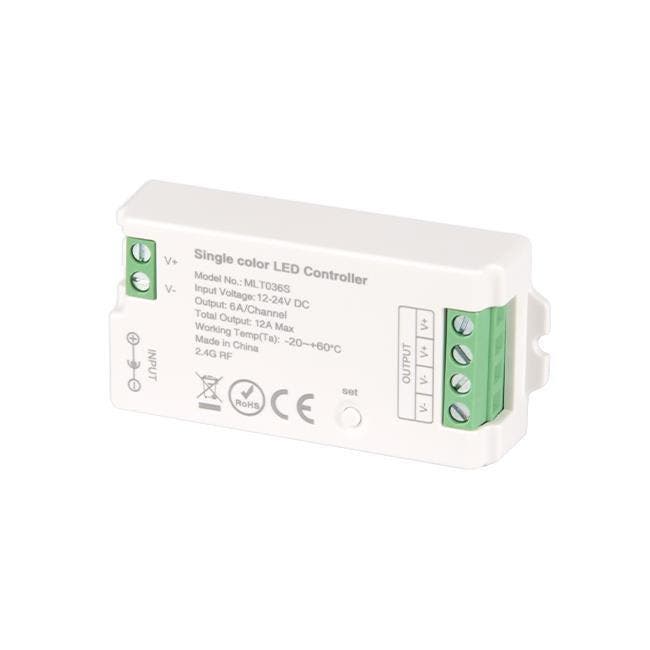 LED Strip RF Controller Single Colour | 12-24V, Hobby en Vrije tijd, Elektronica-componenten, Nieuw, Ophalen of Verzenden