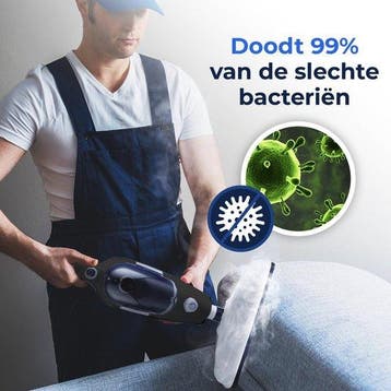 2dekans | Stoomreiniger 2 in 1 - Handstomer -, Ophalen of Verzenden, Zo goed als nieuw
