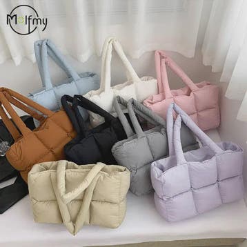 Gewatteerde Dames Shopper Tas - Retro Trendy, Grote Capacite, Verzenden, Nieuw