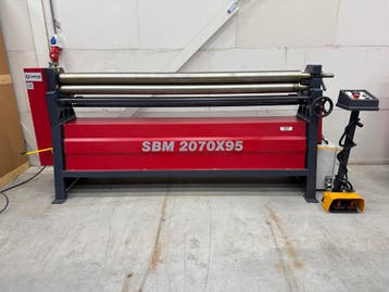 OSTAS SBM 2070 x 95 plaatwals platenwals rollenwals, Nieuw