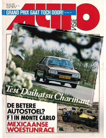 1982 AUTOVISIE MAGAZINE 11 NEDERLANDS, Nieuw, Author