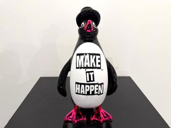 Van Apple - Penguin - Make It Happen, Antiek en Kunst, Kunst | Designobjecten