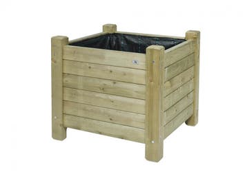 Talen Vuren Bloembak 80 x 80 cm Hoog, Tuin en Terras, Tuinsets en Loungesets, Nieuw