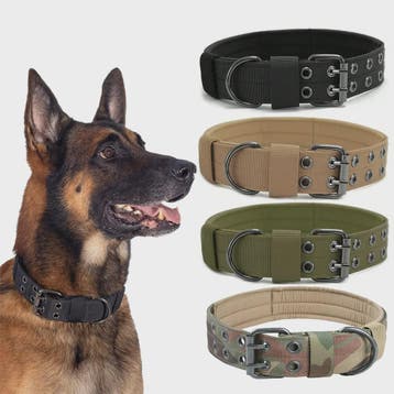 Tactische Hondenhalsband - Duurzaam Nylon Militaire Stijl vo, Verzenden, Nieuw