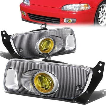 SK-Import Mistlampen Geel Glas Honda Civic, Ophalen of Verzenden, Nieuw, Honda