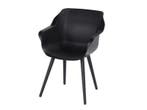 Hartman tuinstoel sophie studio zwart, Tuin en Terras, Tuinsets en Loungesets, Nieuw, Aluminium, Stoel, Tuinset
