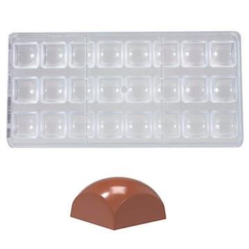 Bonbonvorm CW Square Sphere (24x) 25,5x25,5x15 mm, Verzenden, Nieuw