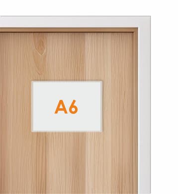 A6 Zelfklevende Insteekhoes - Transparant – Opening Lang...