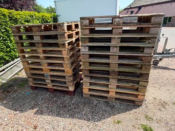 EPAL / EUR pallets – gebruikte europallets – partij, Gebruikt
