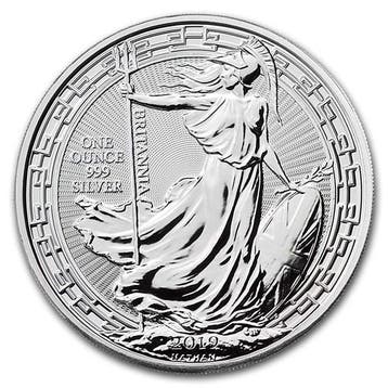 Britannia 1 oz 2019 - Oriental Border, Verzenden, Overige landen, Losse munt, Zilver