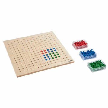 Montessori 15 x 15 bordje, Verzenden, Nieuw
