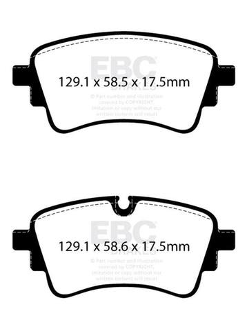 EBC 2020+ Audi A4 B9 2.0T Yellowstuff Rear Brake Pads, Ophalen of Verzenden, Nieuw