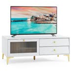 LIVSK tv-console voor 55 inch tv - Opbergkast met 2 lades -, Verzenden, Nieuw