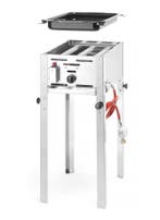 Hendi Grill Master Mini | RVS | 	34x54x84cm, Verzenden, Nieuw in verpakking