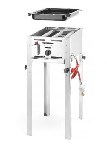 Hendi Grill Master Mini | RVS | 	34x54x84cm, Verzenden, Nieuw in verpakking