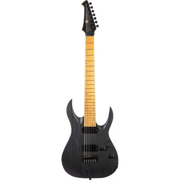 Spira S-607 ABK 7-snarige Elektrische Gitaar Swamp Ash Black, Muziek en Instrumenten, Ophalen of Verzenden, Nieuw