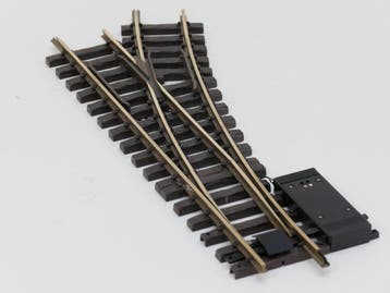 LGB 16050 Digitaal Elektr.Weiche  rechts, R3,22.5 Grad, Ophalen of Verzenden, Gebruikt, Rails, LGB