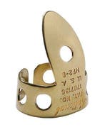 National vingerplectrum messing, Ophalen of Verzenden, Nieuw, Akoestische gitaar