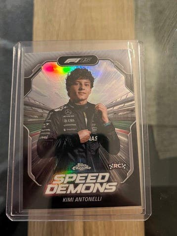 2025 Topps Chrome Kimi Antonelli SD-1 Rookie-kaart, Foil - 1, Nieuw