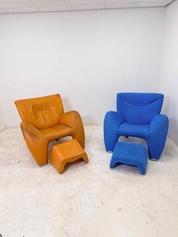 Leolux Echnaton fauteuil, Vergader- of Presentatieruimte, Ophalen of Verzenden, Gebruikt, Stoel