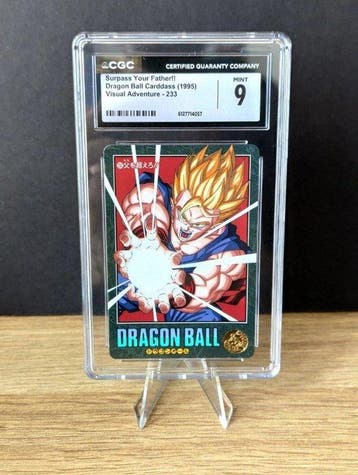 1995 Dragon Ball Visual Adventure #233 Son Gohan Graded card, Nieuw