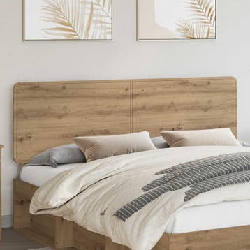 vidaXL Hoofdbord Artisan Eiken Bewerkt hout, Verzenden, Nieuw, Bruin, Hout