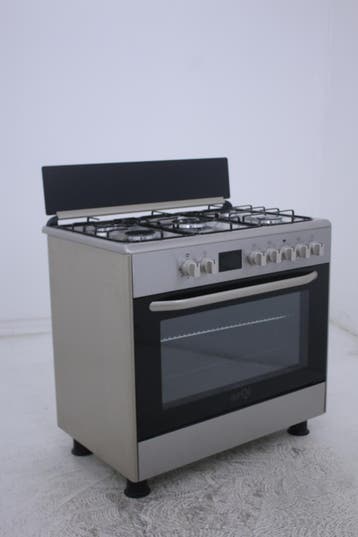 OP=OP! Kwalitatieve 90cm gasfornuis RVS! NIEUW! ACTIE!, Grill, 60 cm of meer, Nieuw, Ophalen of Verzenden