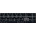 Apple Magic Keyboard met Numpad Space Gray (toetsenbord), Computers en Software, Toetsenborden, Ophalen of Verzenden, Zo goed als nieuw