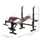 Verstelbare Halterbank met Barsteun – Fitnessbank Thuis, Verzenden, Nieuw