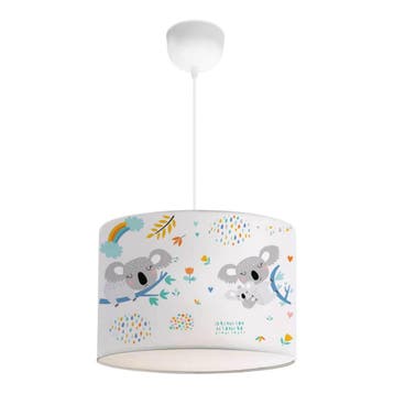 Kinder hanglamp Rugby wit met koala motief lux.pro, Verzenden, Nieuw