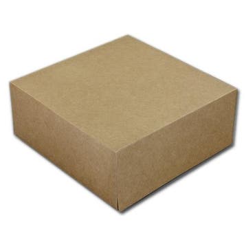 Taartdoos 19x19x8cm. Kraft 3st, Verzenden, Nieuw