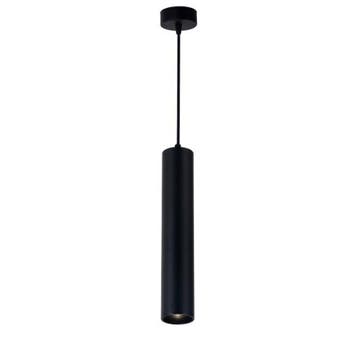 Zwarte Hanglamp langwerpig - 50cm | GU10 fitting, Ophalen of Verzenden, Nieuw, Metaal