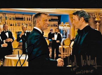 James Bond 007 Casino Royale - Autographed Photo Casino, Nieuw
