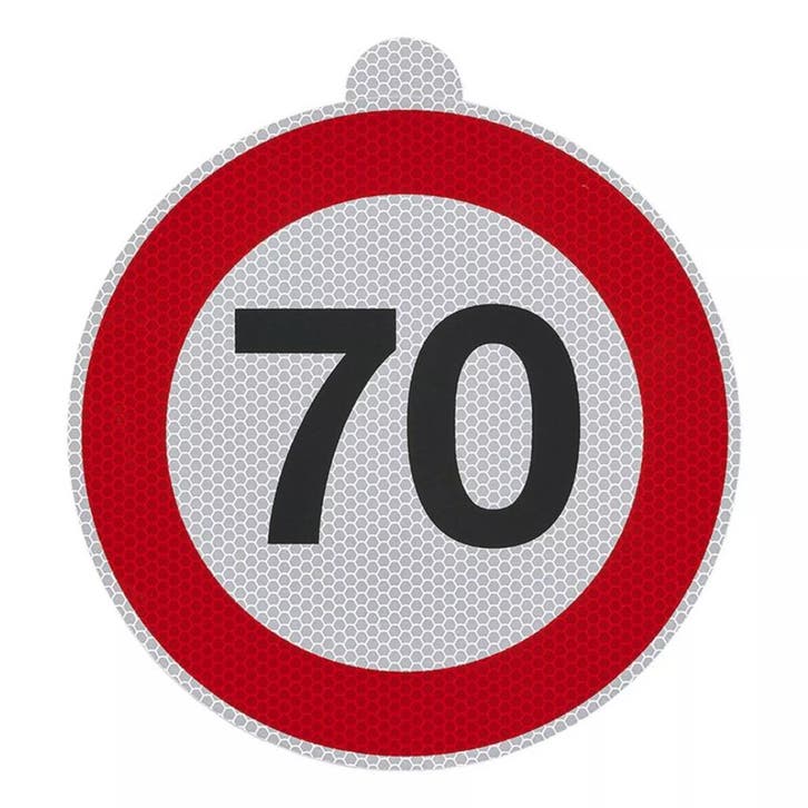 ProPlus Snelheidssticker 70 – Italië – RA2 / DGM 57477, Hobby en Vrije tijd, Gezelschapsspellen | Overige, Nieuw, Ophalen of Verzenden