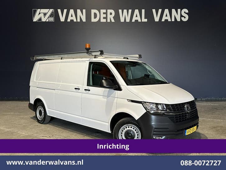 Volkswagen Transporter | 2.0 TDI L2H1 inrichting Euro6 Airco, Auto's, Bestelauto's, Dealer onderhouden, Lease, Handgeschakeld