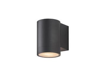 Veiling - 12x Wandlamp Cilinder GU10 fitting zand zwart wate, Nieuw