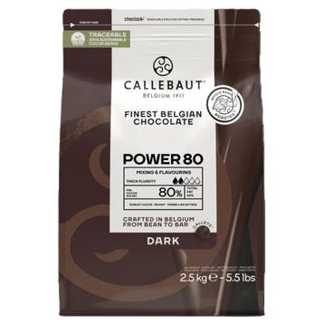 Callebaut Chocolade Callets Extra Puur (80%) 2,5kg, Verzenden, Nieuw