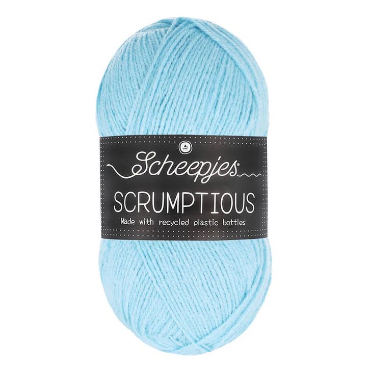 Scheepjes Scrumptious - 343 French Blue Macaron, Hobby en Vrije tijd, Breien en Haken, Breien of Haken, Nieuw, Wol of Garen, Ophalen of Verzenden