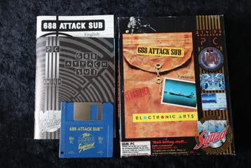 688 Attack Sub IBM PC 3,5 Floppy PC Big Box, Verzenden, Nieuw