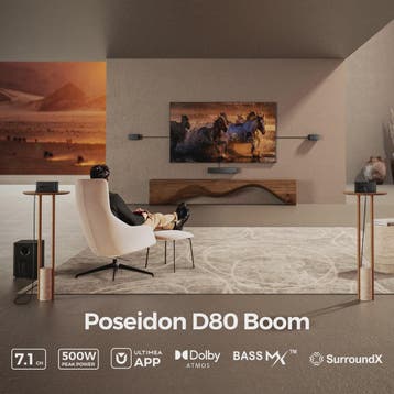ULTIMEA Poseidon D80 Boom Soundbar: 7.1ch Dolby Atmos, 500W,, Audio, Tv en Foto, Home Cinema-sets, Verzenden, Nieuw