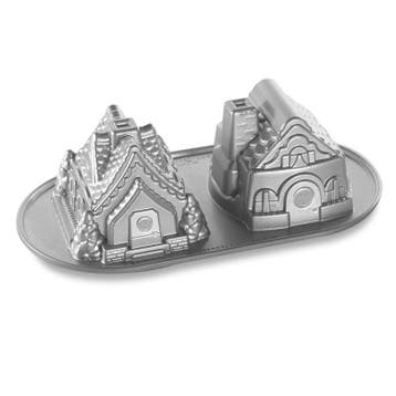 Nordic Ware Gingerbreadhuis Duet Bakvorm**, Hobby en Vrije tijd, Taarten en Cupcakes maken, Verzenden, Nieuw