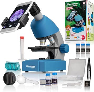 Kindermicroscoop Bresser 40-640x | Retourdeal 33% Korting, Ophalen of Verzenden, Zo goed als nieuw, Ontdekken, Met licht