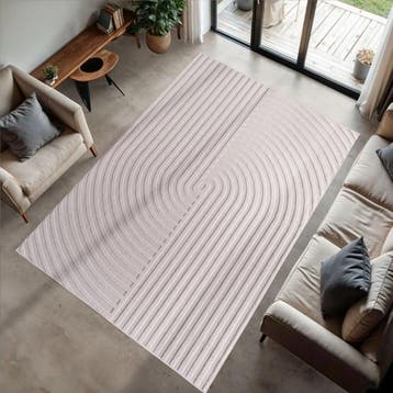 Buitenkleed | Doha | Spiraal | Crème | 120x170 cm, Verzenden, Nieuw