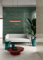 Wandtegel Donkergroen 6x25cm (Muurtegels, Afbouwmaterialen), Nieuw, 20 tot 40 cm, 10 m² of meer, Wandtegels